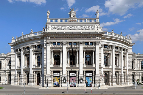 The Burgtheater in Vienna is the national theatre of Austria