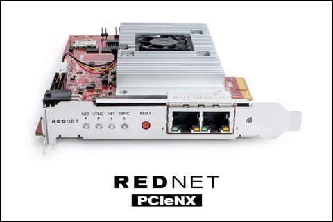 The RedNet PCIeNX is compatible with both PC and Mac