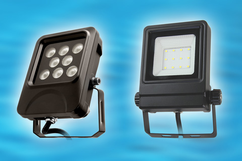 The floodlights are IP65 rated