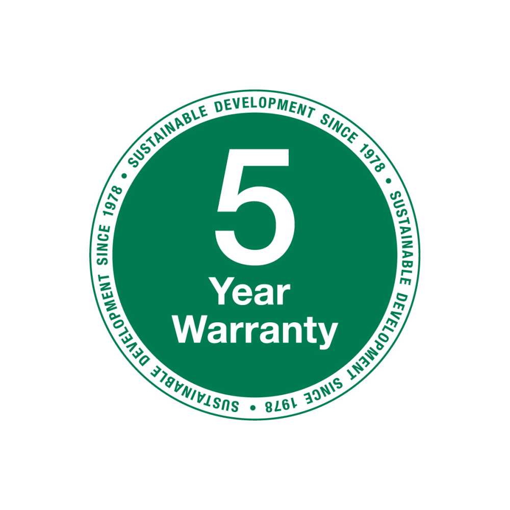 The new warranty programme covers both parts and labour.