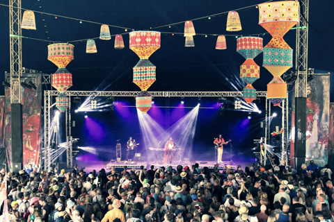 Chauvet’s products were used to add extra colour and excitement to 17 of the festival’s stages