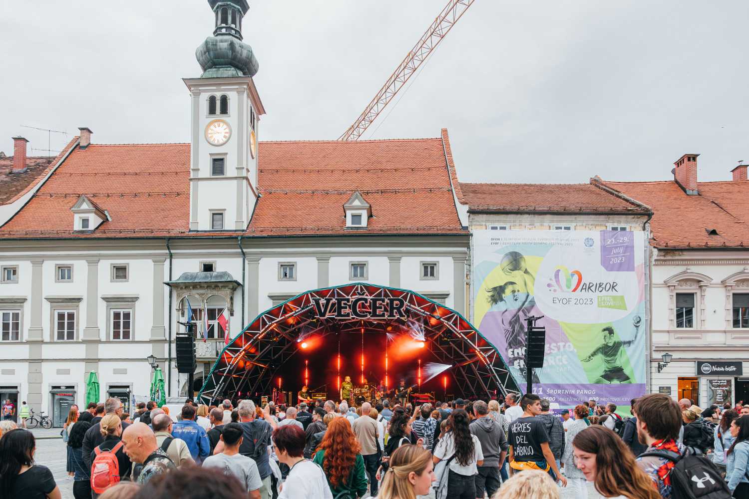 The popular Večer Stage at Maribor’s Festival Lent