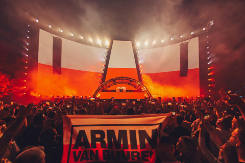 The Sunset Square EDM festival was headlined by DJ Armin Van Buuren