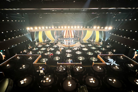 The lighting rig comprised approximately 150 Prolights solutions