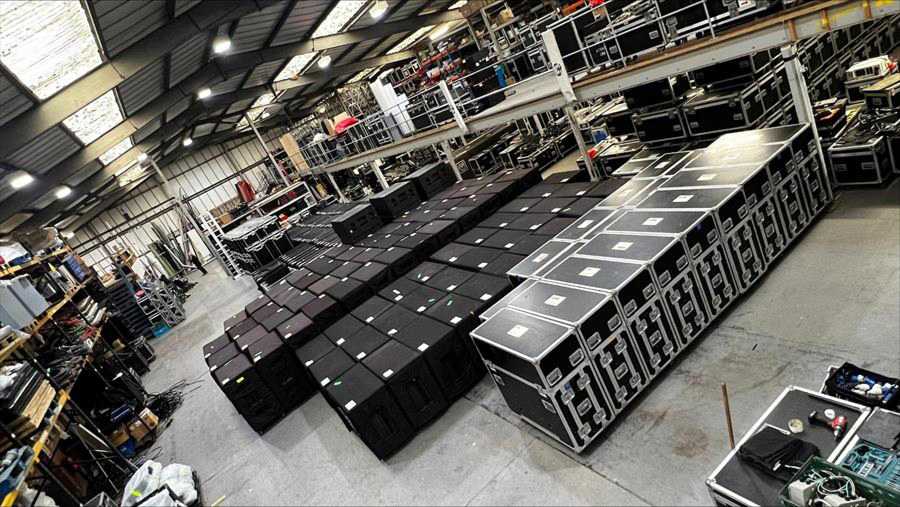 VME has become Martin Audio’s largest global rental partner of MLA systems