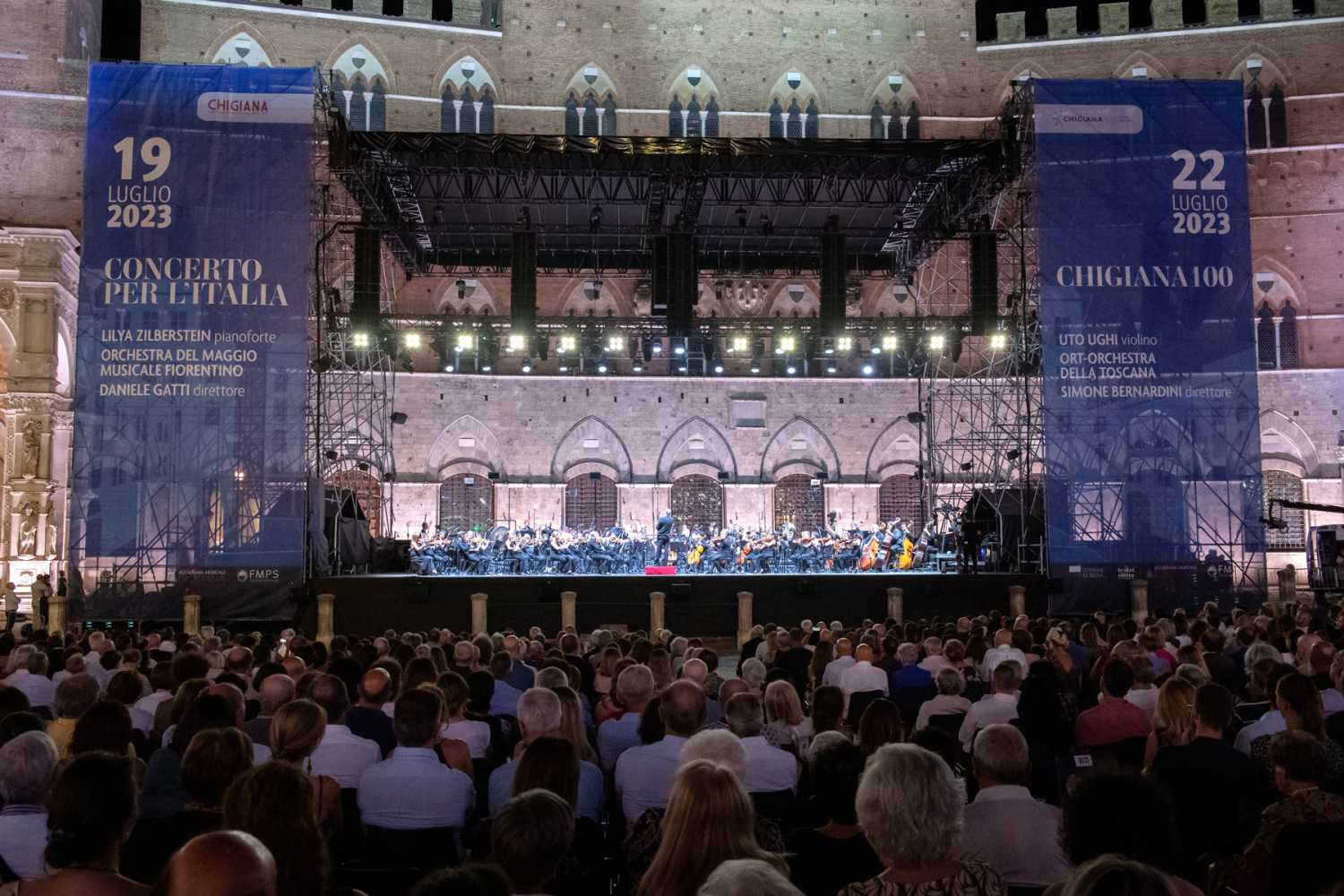 Piazza del Campo hosts various events, from seasonal initiatives to music festivals, throughout the year
