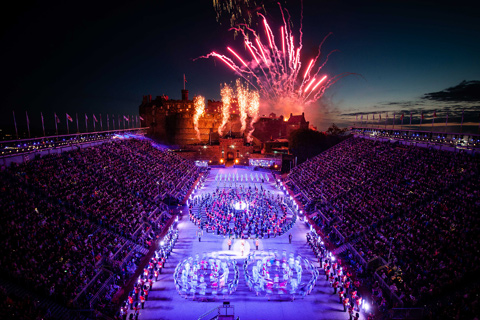 Solotech hired an M8 MADI device for use at this year’s Royal Edinburgh Military Tattoo