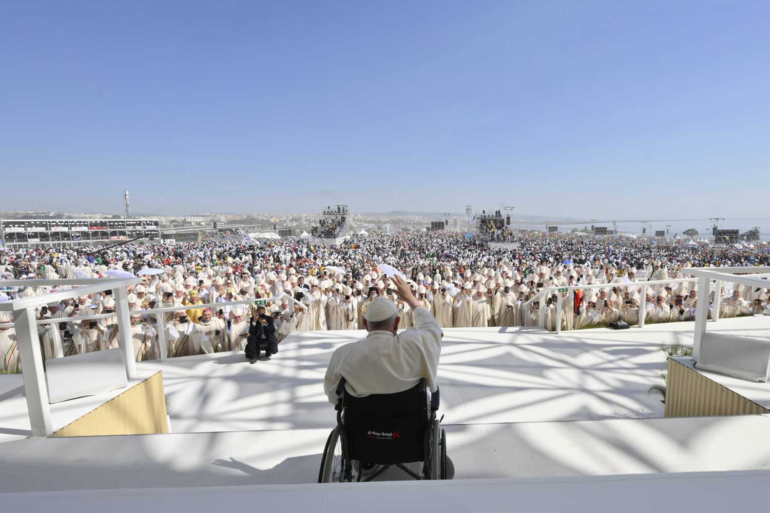 Pope Francis delivered a message of hope and unity to the world's youth