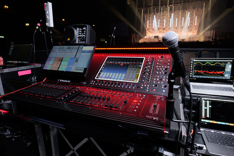 FOH engineer Nathan Kennedy and monitor engineer Michael Fitzsimons utilised a DiGiCo SD10 and Quantum 225 respectively