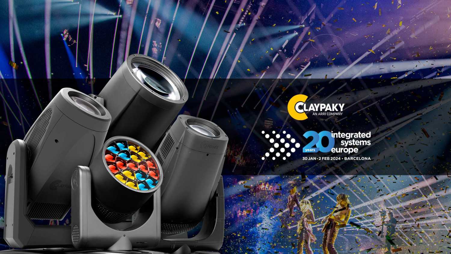 Claypaky will be showcasing its recently launched products for all kinds of events