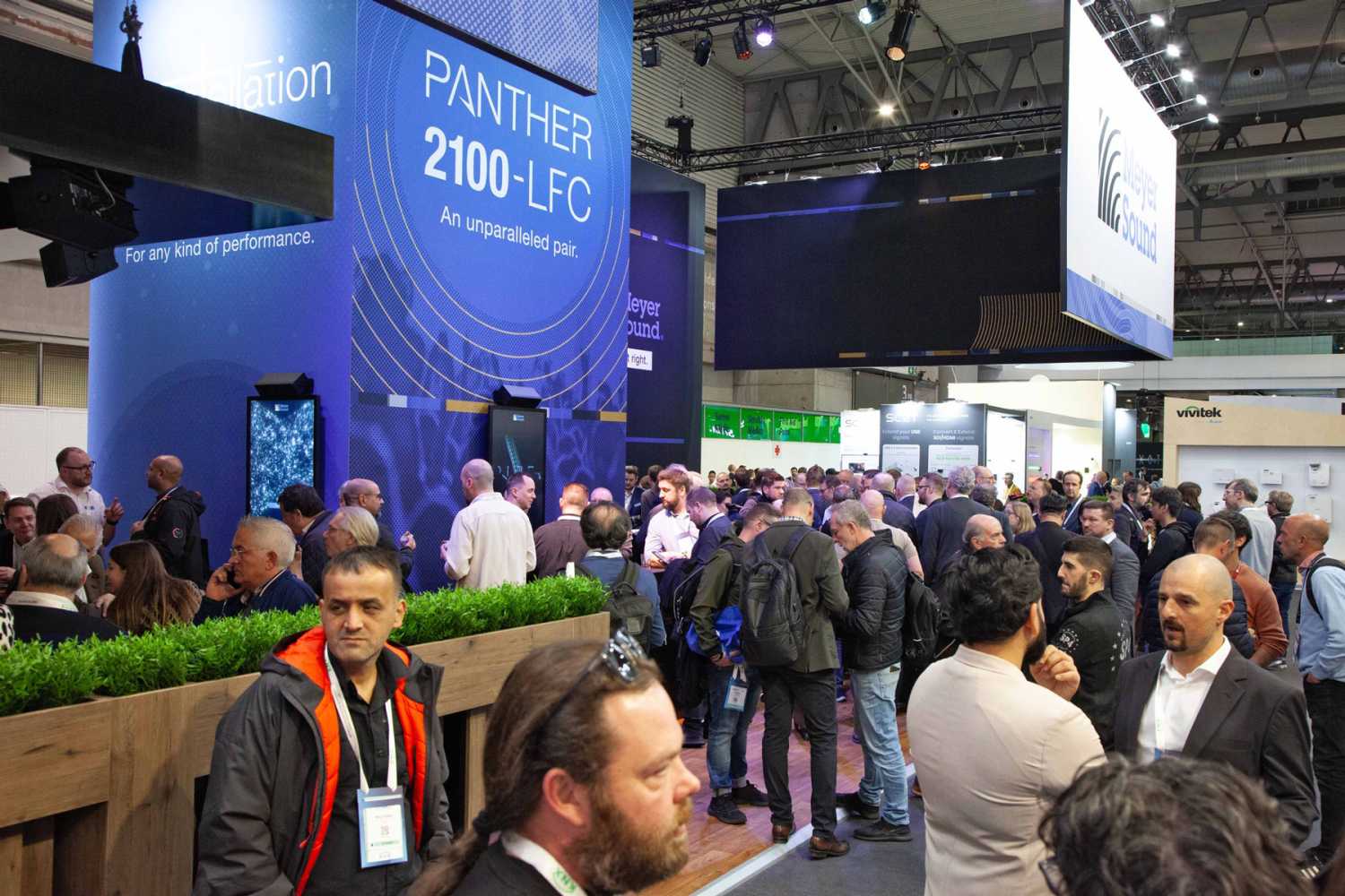 The Panther large-format linear line array drew the crowds in Barcelona