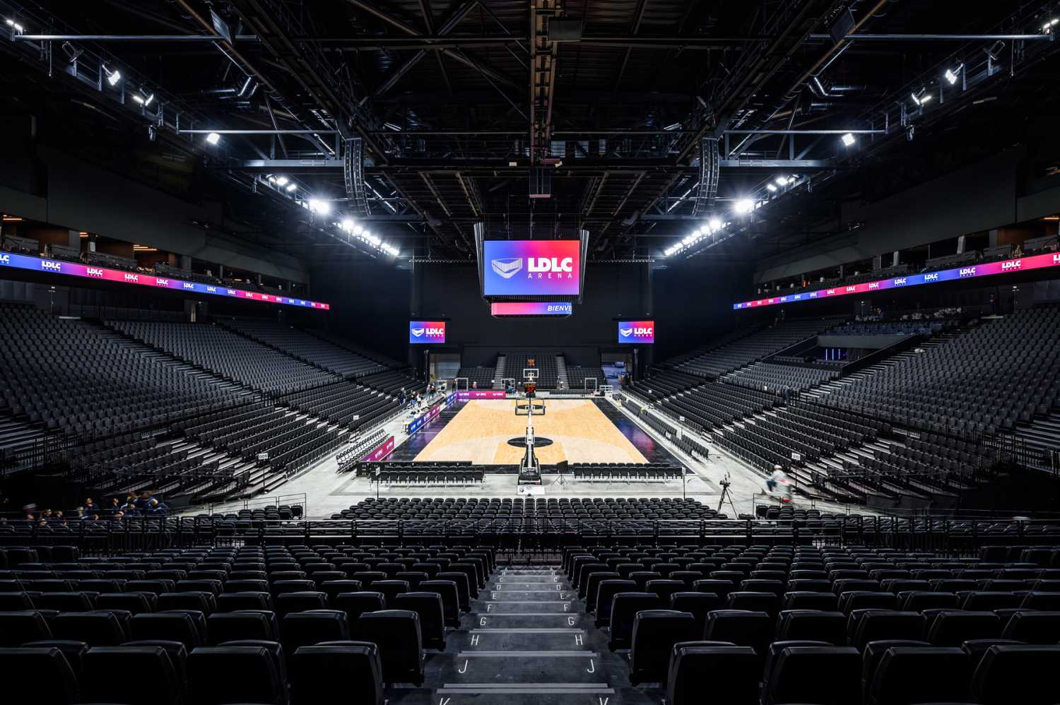 LDLC Arena will serve as home to Lyon-Villeurbanne’s ASVEL basketball team while accommodating exhibitions, and national and international tours