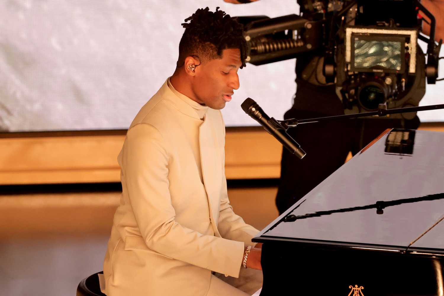 Jon Batiste performs It Never Went Away from American Symphony (photo: Kevin Winter/Getty Images)