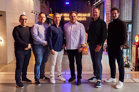 Alessio Foti (AHG), William Brieva (Cameo Light America, AHG), Bernardo Moya (OHM Distribution), Hector Ortega (OHM Distribution), Markus Jahnel (AHG) and Richard Deffner (AHG)