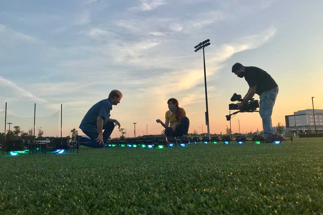 Verge Aero provides drone show for CBS Saturday - LSi Online