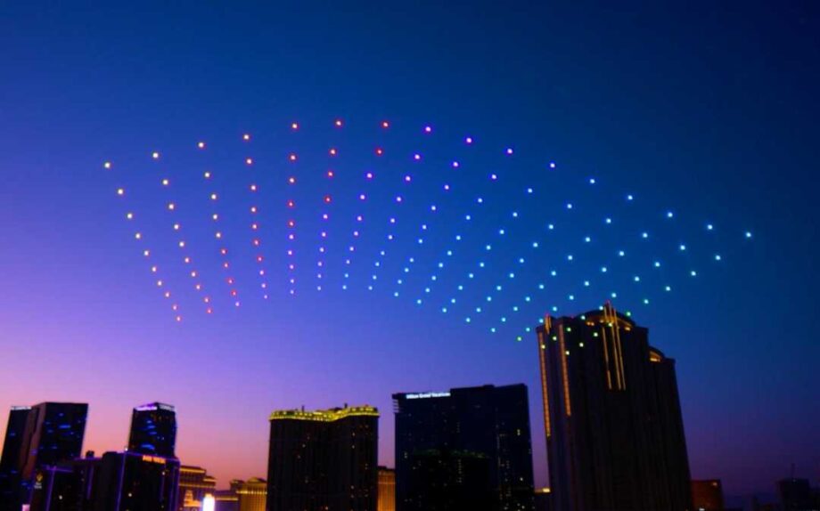 Verge Aero drone show flies over Las Vegas - LSi Online