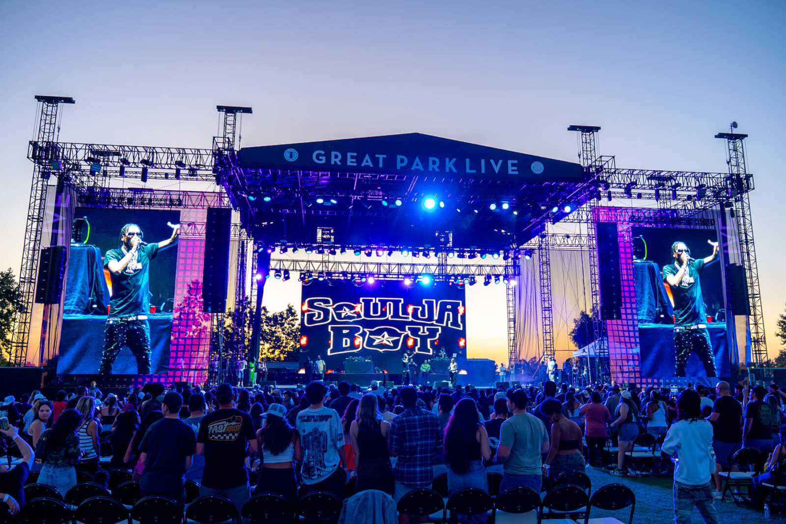 Expanded EAW rig reinforces Great Park Live - LSi Online