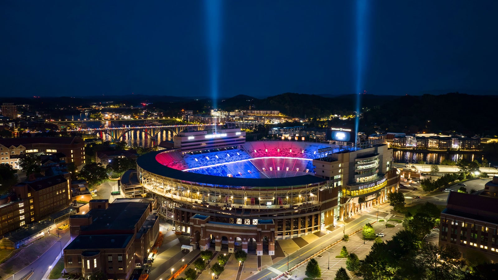 Bandit Lites illuminates Tribute in Light for 25th anniversary of 9/11