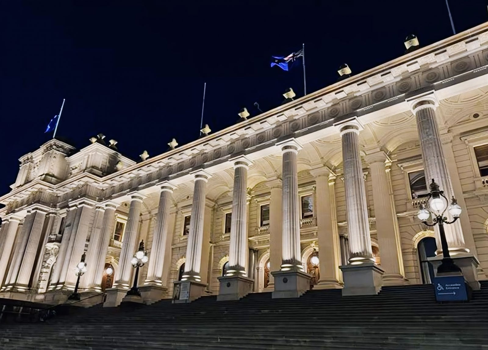 Pharos powers lighting at Parliament of Victoria